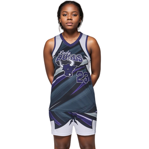 Camiseta de Baloncesto Reversible de Doble Malla para Mujer, Chaleco de Entrenamiento Femenino de Doble Uso, Ropa Deportiva con Sublimación de Color Personalizado - Product Image 1