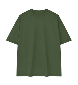 เสื้อยืดโอเวอร์ไซส์ทรงหลวมไหล่ตก ผ้าฝ้าย แขนสั้น ใส่สบาย สไตล์สตรีทแฟชั่น ยูนิเซ็กส์ ขายส่ง เสื้อท็อปส์ฤดูร้อน - Product Image 1