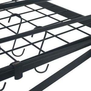 2-Tiered <b>Wall</b> Mounted Pot Rack Practical <b>Wall</b> <b>Storage</b> Solution - Product Image 5