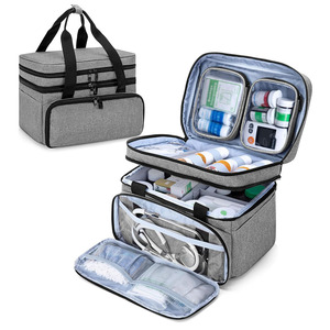 Trousse de premiers secours tactique légère et imperméable avec pochette de rangement médicale compacte en cuir pour les urgences, en vente au prix de gros - Product Image 1