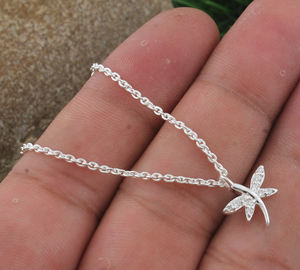 Collar de Plata de Ley 925 con Engaste Vintage de Estrella y Mariposa, Chapado en Platino, Colgante Hecho a Mano, Cadena Unisex, Antideslustre - Product Image 5