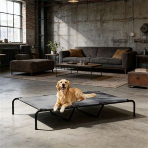 Stable Structure Large Gray Pet <b>Bed</b> <b>Comfortable</b> Home for Your Furry Friend - Product Image 2