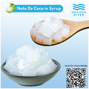 Mekong River Nata De Coco Cubes <b>Clear</b> Sugar-Free <b>Jelly</b> Dessert Ingredient 20kg - Product Image 2