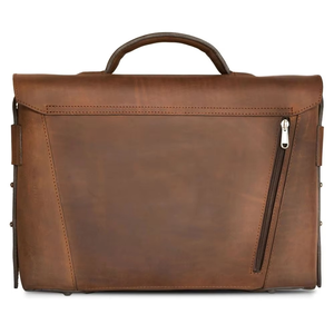 Sacs pour ordinateur portable tendance pour hommes avec logo personnalisé, sac en cuir véritable imperméable de qualité supérieure - Product Image 3