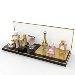 Luxurious Modern Clear Acrylic Cosmetic Display Customizable Countertop Easy Assembly for Eco-friendly Retail Solution - Product Image 2