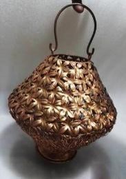 Candelabros de metal de estilo marroquí Linternas Tarros de velas - Product Image 3