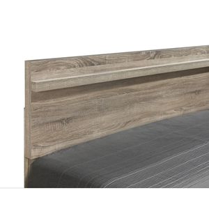 Base de Cama Matrimonial Moderna Rústica de Madera, 1 Pieza, Mueble de Dormitorio Bien Hecho con Acabado de Madera Natural - Product Image 2