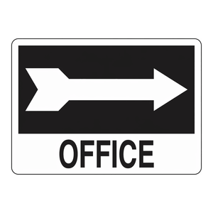 Panneau d'avertissement en PVC durable Brady, panneau de signalisation pour les murs ou les portes, pour les bureaux et les laboratoires - Product Image 1
