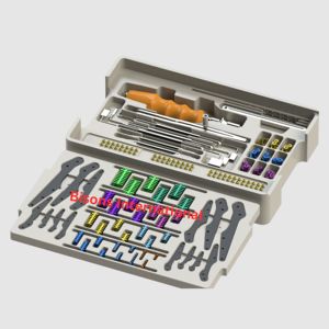 BISONS - Juego de Implantes Ortopédicos Veterinarios al por Mayor, Placas Óseas de Titanio y Acero Inoxidable de 2.0, 2.4, 2.5 y 2.7 mm e Instrumentos - Product Image 3