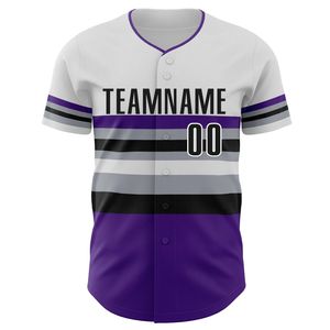 Custom Baseball Jersey Unisex Short Sleeve <b>Button</b> Front Team Name 00 Heat Transfer Printed Moisture Wicking Polyester Apparel - Product Image 5