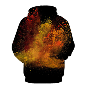 Sweat-shirt à capuche en molleton imprimé en relief personnalisé OEM, 100 % polyester, anti-boulochage, coupe ample, léger, durable, style urbain - Product Image 6
