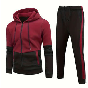 Ensemble survêtement décontracté 2 pièces pour femme, coupe ajustée, couleur unie, en molleton polyester/coton, fabriqué au Pakistan, personnalisable, idéal pour l'hiver – Vente chaude - Product Image 1