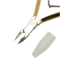 Coupe-cuticules professionnel en acier inoxydable à lame courbée, outil de manucure et pédicure, soin des ongles