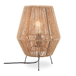 Abat-jour rustiques en jonc de mer tressé à la main pour lampes de table, prix de gros pour hôtels, provenance Vietnam - Product Image 1