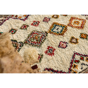 Tapis bohème en laine tissé à la main RTS |   2000–3000 GSM |   Tissage plat multicolore |   Quantité minimale de commande faible - Product Image 3