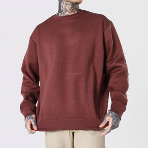 Sweat-shirt en molleton de coton et polyester de qualité supérieure pour homme, col rond, logo personnalisé, confortable et respirant, idéal pour l'hiver - Product Image 5