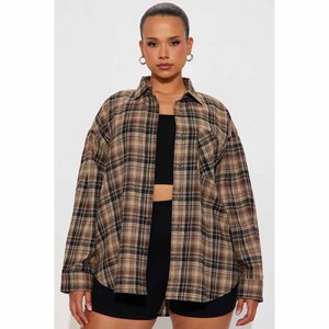 Camisa de Franela a Cuadros de Manga Larga con Cuello Camisero, Estilo Casual para Otoño, Transpirable, Tejido 100% Algodón - Product Image 6