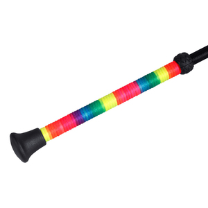 Fouet d'équitation de haute qualité 65 cm, tige en fibre de verre et poignée en caoutchouc, couleurs et logo personnalisables, service OEM, vente en gros - Product Image 6