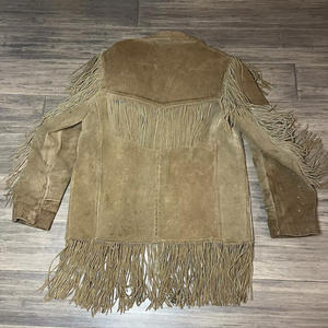 Stylish Fashion Suede Jacket With Fringes Outerwear For Winter Season Make Your Own <b>Design</b> Women Fringes Suede Leather Jacket - Product Image 6