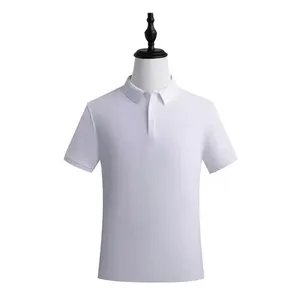 Polo de punto 100% algodón para hombre de talla grande, diseño casual, liso, transpirable y estampado - Product Image 2