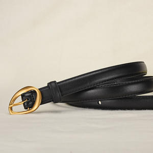 Ceinture rétro pour femme en cuir de vachette imprimé floral avec boucle carrée en alliage, largeur 2,5 cm, pour jeans décontractés - Vente en gros usine 2026 - Product Image 5