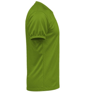 Camiseta Deportiva Personalizada de Fútbol Americano Color Verde Oliva Claro, Malla Transpirable, Cuello en V, para Entrenamiento en Equipo - Product Image 5
