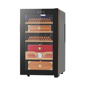 Humidor Elettrico per Sigari da 48L, 350 Pezzi, con Ripiani in Legno di Cedro Spagnolo e Controllo della Temperatura per Uso Domestico - Product Image 1