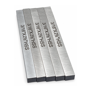5 Stück M2 HSS Vierkant-Werkzeugrohlinge 3/16 x 2-1/2 Zoll aus gehärtetem, geschliffenem Schnellarbeitsstahl für Dreharbeiten und Fräsen - Product Image 3