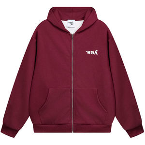 Sweat-shirt à capuche zippé pour femmes et hommes, en tissu Air Layer 300 GSM, doux, à manches longues, pour le sport, les loisirs, l'extérieur, chaud et décontracté - Product Image 6