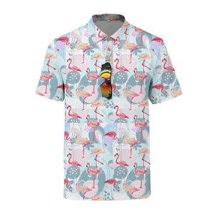 Golf de haute qualité pour hommes, en coton 100% solide, personnalisable, OEM, séchage rapide, impression par sublimation, logo, UV50 - Product Image 3