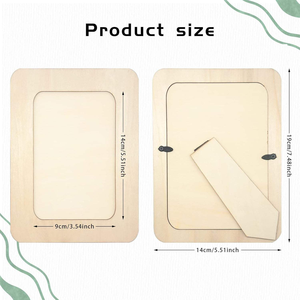 DIY Wooden Picture <b>Frames</b> Unfinished Solid Wood <b>Photo</b> Picture <b>Frames</b> for <b>4</b> <b>X</b> <b>6</b> in <b>Photos</b> - Product Image 2