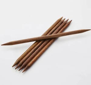 Agujas de Tejer de Madera Suave de Primera Calidad, Doble Punta, Acabado Liso, 15 cm de Largo, 3 mm de Grosor, para Tejer a Mano Calcetines y Guantes - Product Image 2