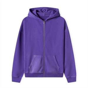 2026 <b>Men</b> <b>Oversized</b> <b>Fleece</b> <b>Hoodies</b> Breathable Cotton Zipper Sweatshirt Silk Screen Printed Custom Logo Autumn Streetwear Quick - Product Image 1