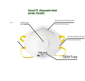 <span class=keywords><strong>Masque</strong></span> de travail anti-poussière australien à valve AS/NZS P2 <span class=keywords><strong>FFP2</strong></span> P2 Respirateur minier jetable <span class=keywords><strong>Masque</strong></span> de soudage - Product Image 3