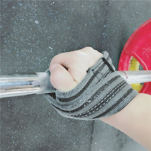 Sangles de levage en coton en forme de 8 pour soulevé de terre et powerlifting, rigides et sécurisées, avec fermeture à clip antidérapante - Sangles en forme de 8 pour le sport et le fitness - Product Image 4