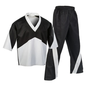 OEM/ODM <b>White</b> Karate Uniform Set Adult Unisex 100 Cotton Durable Plain Dyed Regular Fit In Stock - Product Image 2