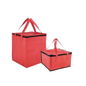 Sac isotherme personnalisé hautement recommandé avec fermeture éclair et velcro, en tissu non tissé OEM/ODM, imperméable, en matériau tissé PP isolé - Product Image 1