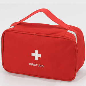 Bolsa de primeros auxilios profesional de cuero con organizador de medicamentos portátil para coche, oficina, hogar y emergencias al aire libre a bajo precio. - Product Image 1