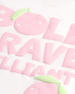 Camiseta de Manga Corta para Niñas, Estampada, de Algodón Suave, Corte Ajustado, Estilo Italiano, con Logotipo Personalizado - Product Image 3