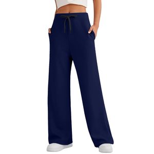 Pantalon de survêtement cargo ample en molleton pour femme, personnalisé OEM, idéal pour l'hiver et la course, avec devant plat - Product Image 1