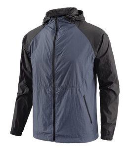 Nouvelle veste coupe-vent personnalisée de haute qualité, prix d'usine avantageux, vente chaude pour hommes, veste imperméable en polyester pour l'extérieur - Product Image 6