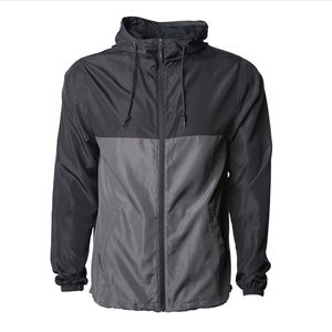 Veste coupe-vent de haute qualité pour homme, légère, imperméable, à capuche, coupe-vent OEM - Product Image 1