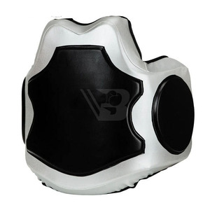 Protector de Pecho de Boxeo Profesional de Alta Calidad, Cuero/PU Transpirable, Ecológico, Tamaño y Color Personalizables, Logotipo Personalizado para MMA - Product Image 1