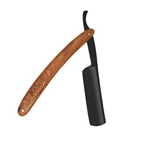 Navaja de afeitar de barbero de hoja recta, soporte para navaja de afeitar, plegable, de acero inoxidable, para afeitar el cabello - Product Image 6