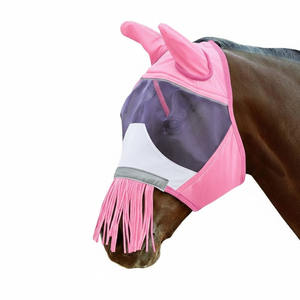 Máscara Antimoscas para Caballos, Moderna y Cómoda, con Protección UV, Orejas, Transpirable, Elástica, con Cubiertas de Malla para los Ojos - Product Image 5
