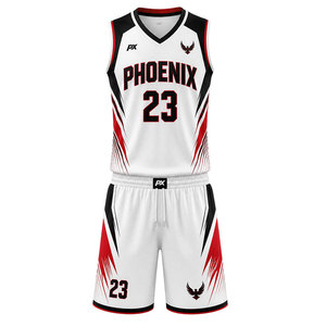Conjunto de Uniforme de Baloncesto Sublimado Personalizado, Jersey y Pantalones Cortos de Poliéster Transpirable de Secado Rápido, Ropa Deportiva Profesional con Logotipo - Product Image 1