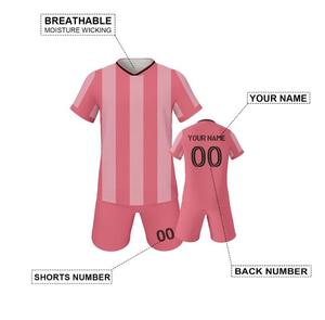 Maillot de basket-ball rose unisexe personnalisable avec nom et numéro, impression numérique, respirant, 100% polyester, uniforme d'équipe adulte - Product Image 5