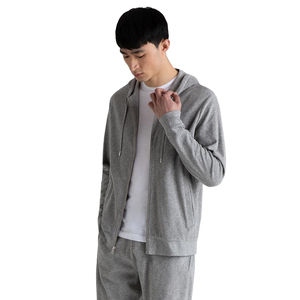 Sudadera con Capucha 100% Algodón Grueso para Hombre, Estilo Urbano de Invierno, Personalizada con Bordado, Diseño de Felpa, Estampado Liso Teñido - Product Image 1