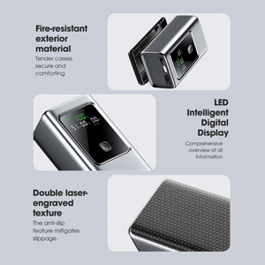 MCK NB35 NEW 35W Fast <b>Charge</b> Pass-through Aluminum Alloy Cafe Office USB-<b>C</b> Portable Charger 10000mAh Leakage Protection - Product Image 4