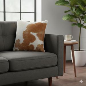 Housse de coussin en cuir moderne de qualité supérieure, respirante, douce, durable, décorative pour le salon, décoration de la maison - Product Image 2